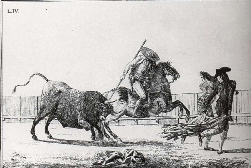 Francisco Goya Desgracias acaecidas en el tendido de la plaza de Madrid